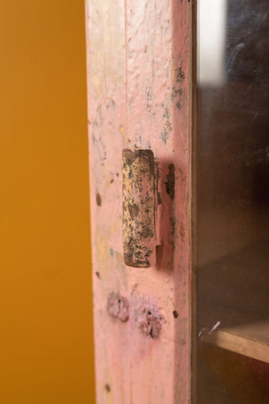 Vintage Pale Pink Side Cabinet