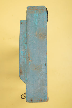 Blue Vintage Kitchenware Wall Rack