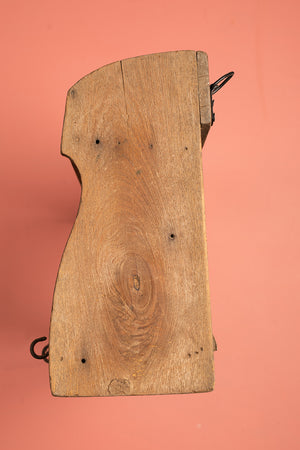 Vintage Wooden Kitchenware Wall Rack