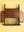 Vintage Kitchenware Wall Rack with Cabinet