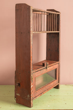 Vintage Wooden Kitchenware Rack