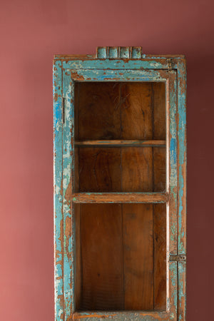 Vintage Blue Wall Showcase