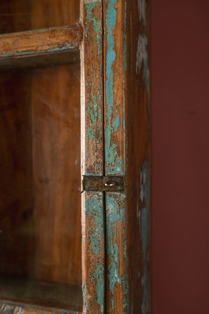 Vintage Blue Wall Showcase