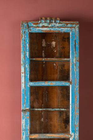 Vintage Blue Wall Showcase