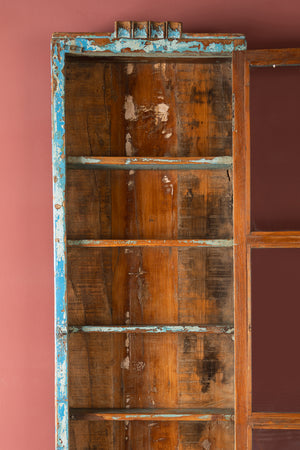Vintage Blue Wall Showcase