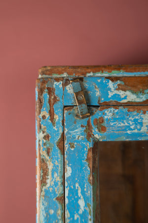 Vintage Blue Wall Showcase
