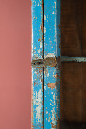 Vintage Blue Wall Showcase