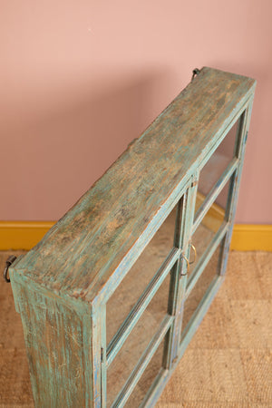 Vintage Blue Wall Showcase