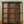 Dark Vintage Wooden Showcase Cabinet