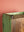 Pistachio Green & Red Vintage Wall Showcase