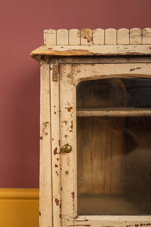 Vintage Cream Side Cabinet