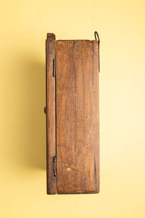 Wooden Carved Vintage Wall Showcase