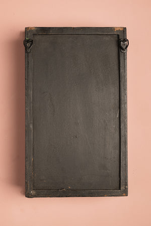Black Vintage Wall Showcase