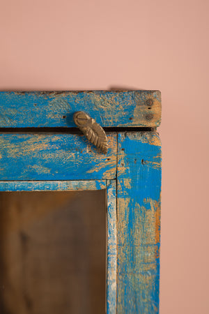 Vintage Blue Wall Showcase