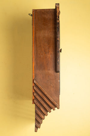 Wooden Vintage Wall Showcase