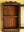 Wooden Vintage Wall Showcase