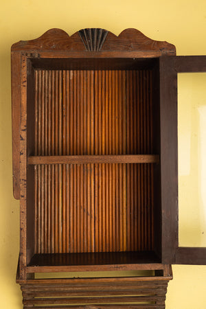 Wooden Vintage Wall Showcase