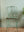 Vintage Green Metal Wire Chair